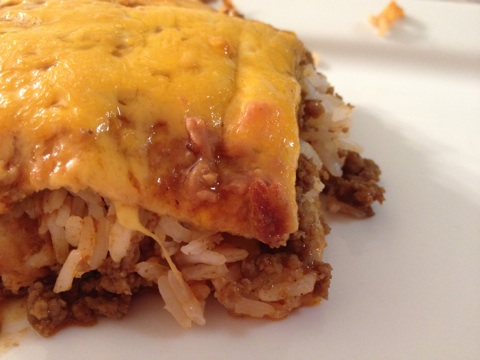 Beef Enchilada Casserole
