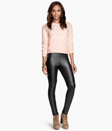 H&M leather pants